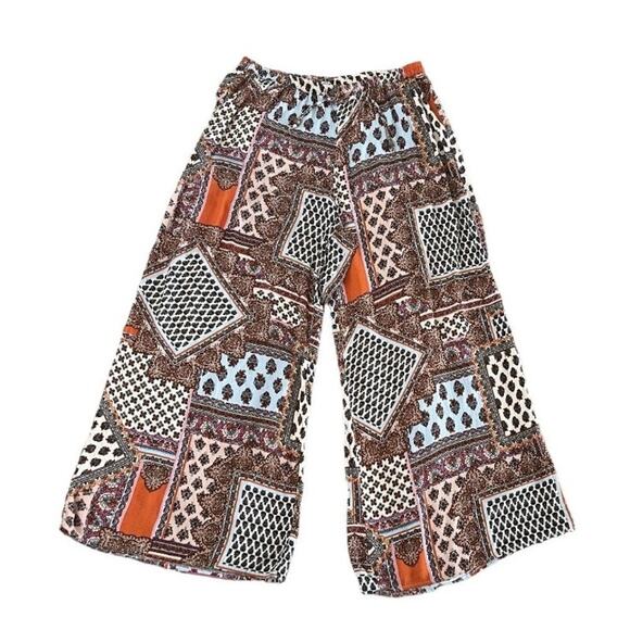 Christian Siriano New York Wide Leg Patchwork Pants NWT - Picture 2 of 13